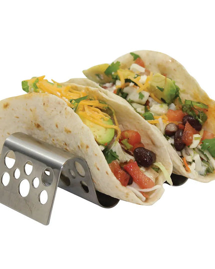 Giá Đỡ Taco Tablecraft TRSP23 Inox Hoa Văn Giữ 2-3 Taco