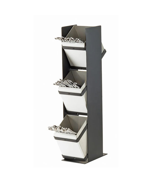 Giá Đựng Dao Muỗng Nĩa 3 Tầng Cal-Mil 22048-13 17.8 x 11.4 x 53.3 cm Inox