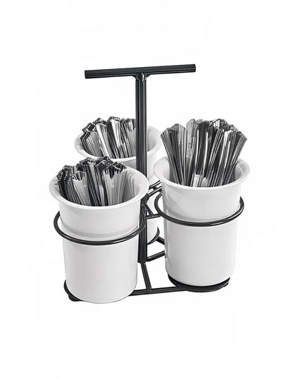 Giá Đựng Dao Muỗng Nĩa Cal-Mil 22443 3 Vòng 21.6 cm Đường Kính x 27.9 cm Cao Dùng Kèm Ống 1017