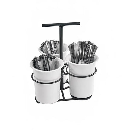 Giá Đựng Dao Muỗng Nĩa Cal-Mil 22443 3 Vòng 21.6 cm Đường Kính x 27.9 cm Cao Dùng Kèm Ống 1017