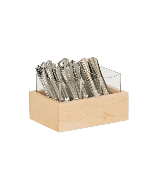 Giá Đựng Dao Muỗng Nĩa Cal-Mil 3408-71 3 Ngăn 22.9 x 15.2 cm Nhựa ABS Màu Vàng Nhạt