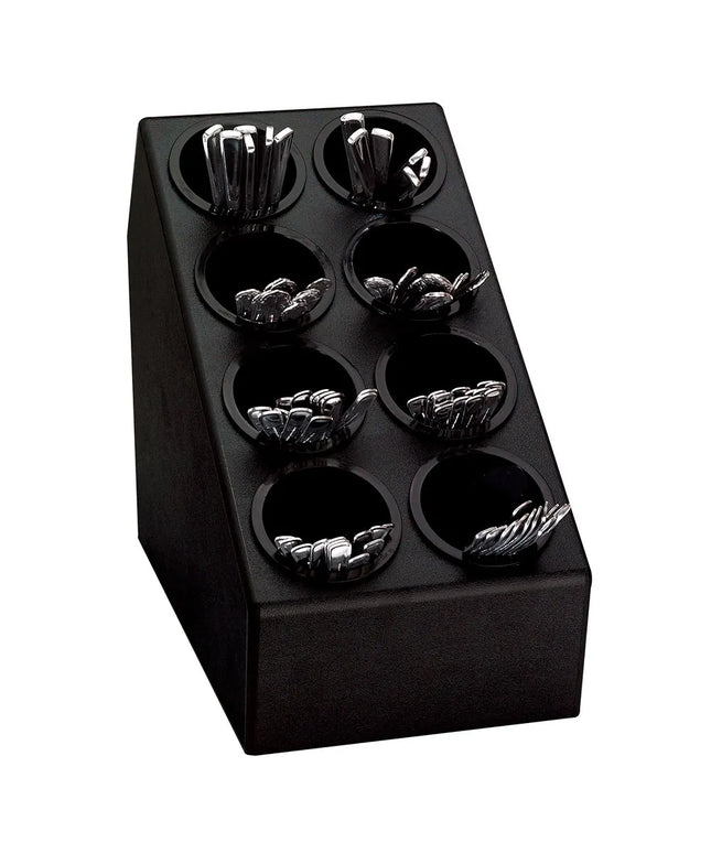 Giá Đựng Dao Muỗng Nĩa Dispense-Rite CTSH-8BT 8 Ngăn Nhựa Polystyrene Màu Đen