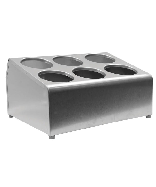 Giá Đựng Dao Muỗng Nĩa Inox Tablecraft 7062 2 Tầng 6 Lỗ