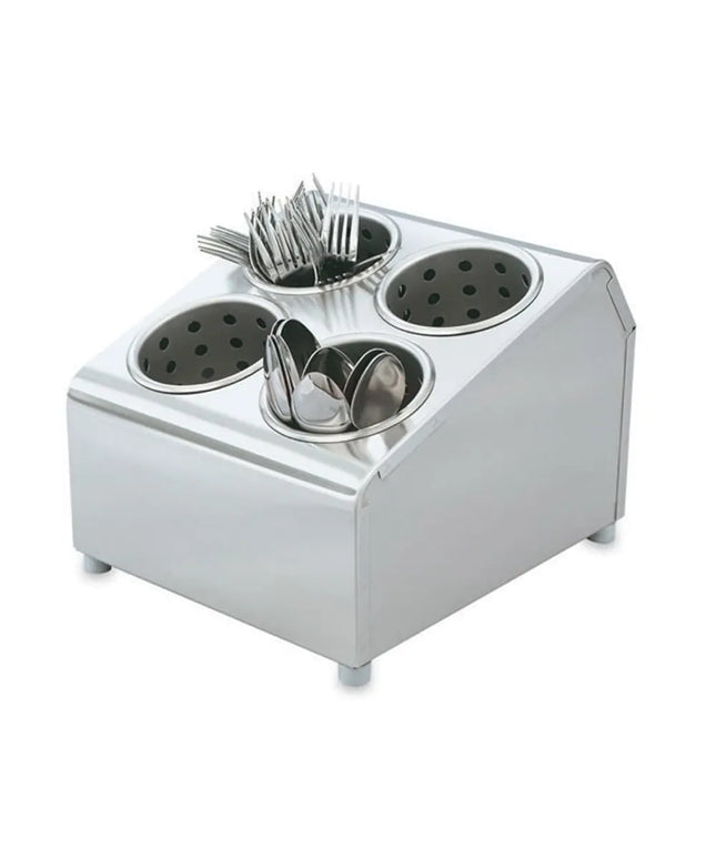Giá Đựng Dao Muỗng Nĩa Vollrath 97240 4 Ống 25.7 x 29.2 x 21.6 cm Inox