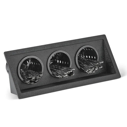 Giá Đựng Dao Muỗng Nĩa Vollrath FMF-3 6 Ống 25.7 x 40.6 x 32.1 cm Nhựa Màu Đen