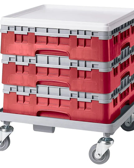 Giá Đựng Ly Cambro 25S318163 Camrack® 25 Ngăn - 1 Thanh Nối Xám, Đỏ