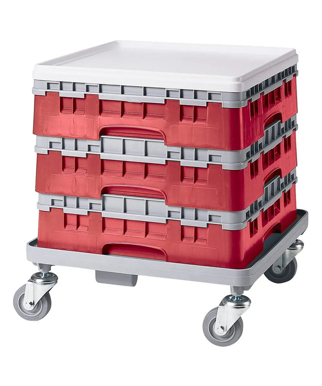 Giá Đựng Ly Cambro 25S318163 Camrack® 25 Ngăn - 1 Thanh Nối Xám, Đỏ