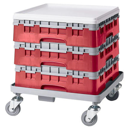 Giá Đựng Ly Cambro 25S318163 Camrack® 25 Ngăn - 1 Thanh Nối Xám, Đỏ