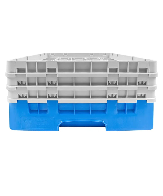 Giá Đựng Ly Cambro 25S638168 Camrack® 25 Ngăn - 3 Thanh Nối Xám, Xanh Dương