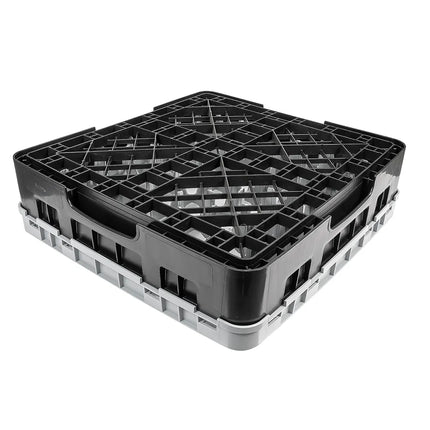 Giá Đựng Ly Cambro 49S318110 Camrack® 49 Ngăn - 1 Thanh Nối Xám, Đen