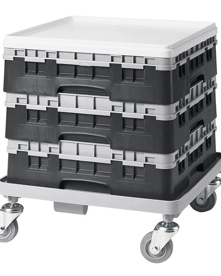 Giá Đựng Ly Cambro 49S318110 Camrack® 49 Ngăn - 1 Thanh Nối Xám, Đen