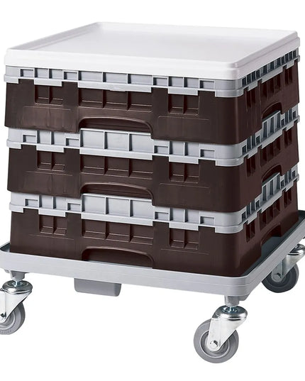 Giá Đựng Ly Cambro 49S318167 Camrack® 49 Ngăn - 1 Thanh Nối Xám, Nâu
