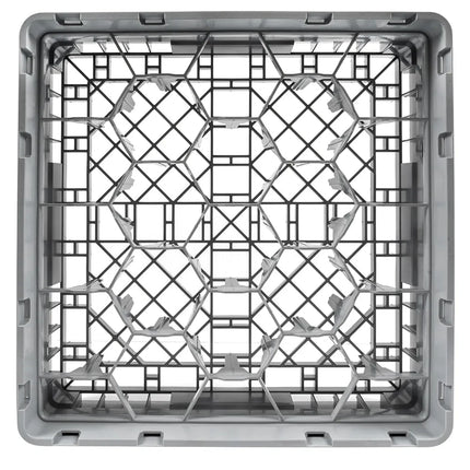 Giá Đựng Ly Cambro Camrack® 20S318151 20 Ngăn 1 Tầng Mở Rộng Xám - Xám Nhạt