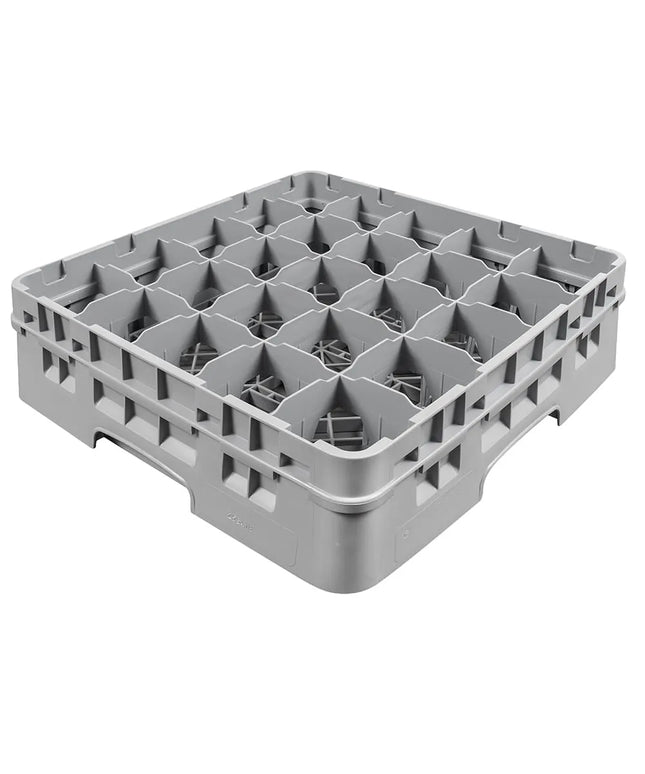Giá Đựng Ly Cambro Camrack® 25S418151 25 Ngăn 1 Tầng Mở Rộng Xám - Xám Nhạt