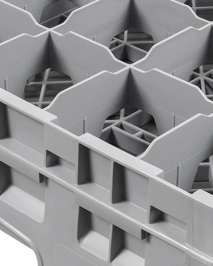 Giá Đựng Ly Cambro Camrack® 25S418151 25 Ngăn 1 Tầng Mở Rộng Xám - Xám Nhạt
