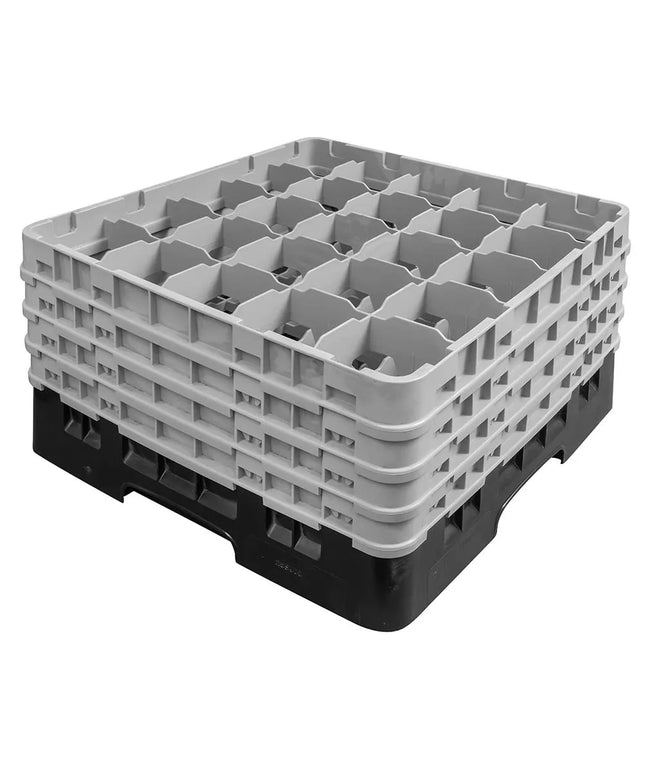 Giá Đựng Ly Cambro Camrack® 25S900110 25 Ngăn 4 Tầng Mở Rộng - Đen