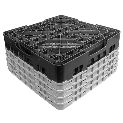 Giá Đựng Ly Cambro Camrack® 25S900110 25 Ngăn 4 Tầng Mở Rộng - Đen