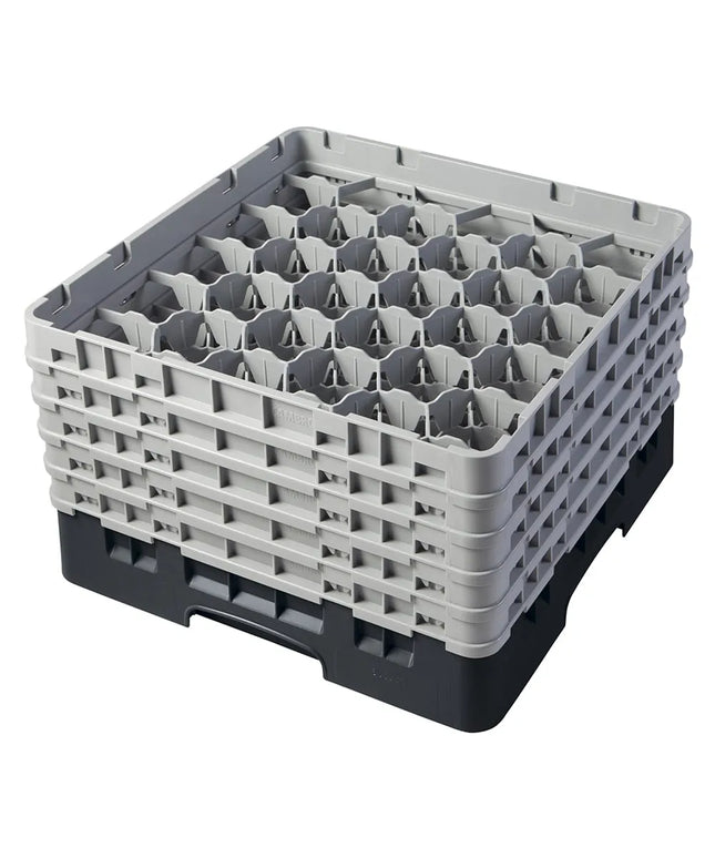 Giá Đựng Ly Cambro Camrack® 30S958110 30 Ngăn 5 Tầng Mở Rộng Xám - Đen