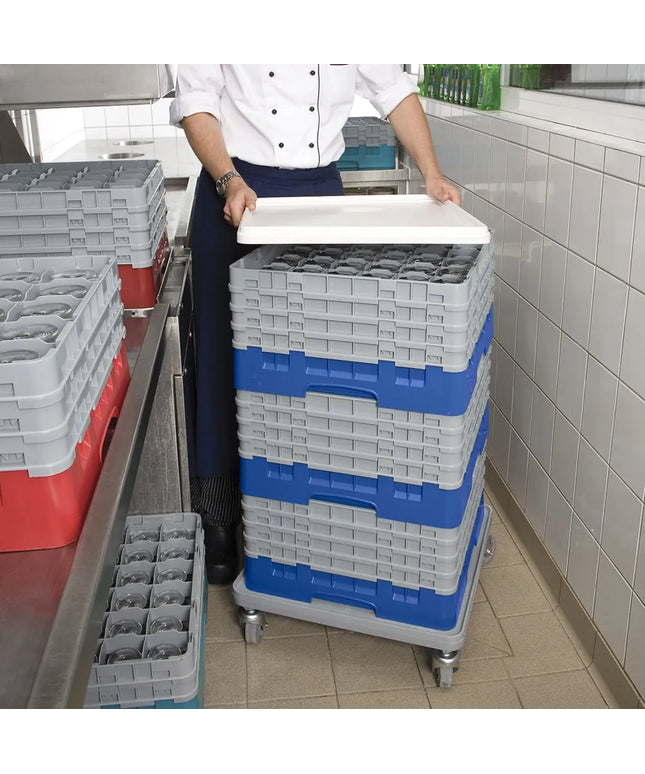 Giá Đựng Ly Cambro Camrack® 36S900168 36 Ngăn 4 Tầng Mở Rộng Xám - Xanh Dương