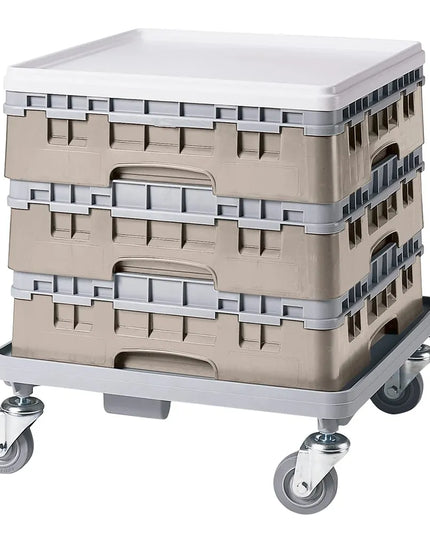 Giá Đựng Ly Camrack® Cambro 36S318184 36 Ngăn - (1) Thanh Nối Xám, Màu Beige