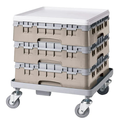 Giá Đựng Ly Camrack® Cambro 36S318184 36 Ngăn - (1) Thanh Nối Xám, Màu Beige
