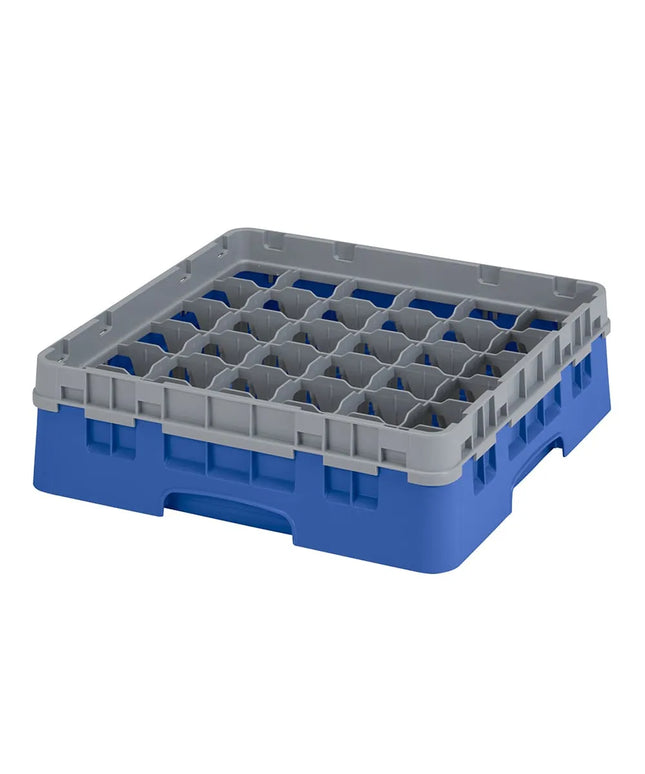Giá Đựng Ly Camrack® Cambro 36S318186 36 Ngăn - (1) Thanh Nối Xám, Màu Navy Blue