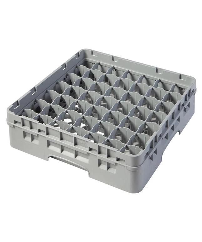 Giá Đựng Ly Camrack® Cambro 49S318151 49 Ngăn - (1) Thanh Nối Xám, Màu Xám Nhạt