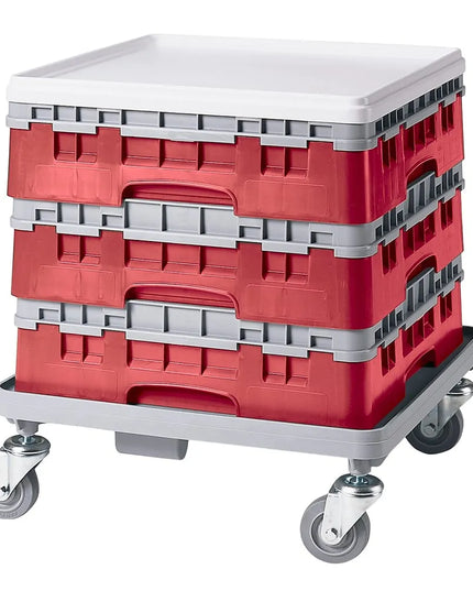 Giá Đựng Ly Camrack® Cambro 49S318163 49 Ngăn - (1) Thanh Nối Xám, Màu Đỏ