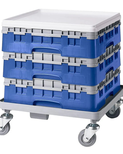 Giá Đựng Ly Camrack® Cambro 49S318168 49 Ngăn - (1) Thanh Nối Xám, Màu Xanh Dương