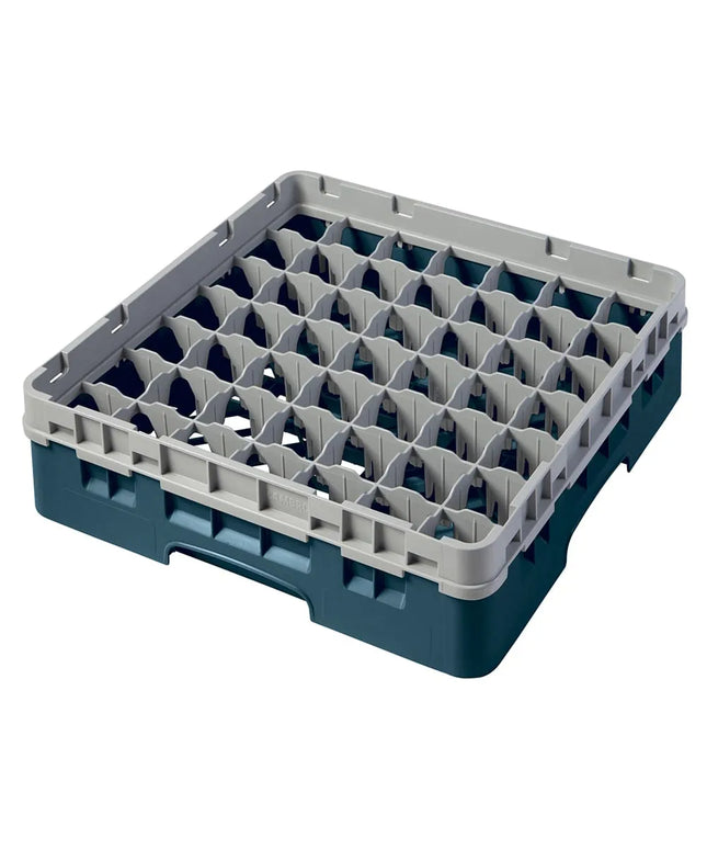 Giá Đựng Ly Camrack® Cambro 49S318414 49 Ngăn - (1) Thanh Nối Xám, Màu Teal