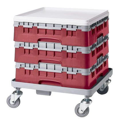 Giá Đựng Ly Camrack® Cambro 49S318416 49 Ngăn - (1) Thanh Nối Xám, Màu Cranberry