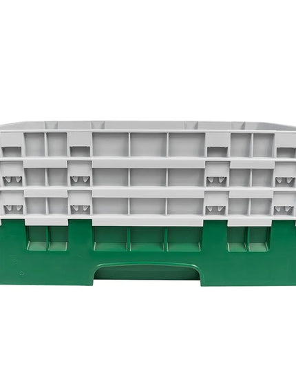 Giá Đựng Ly Camrack Cambro 8HS638119 Cỡ Nửa Khay 8 Ngăn - (3) Thanh Nối, Màu Xanh Lá Sherwood