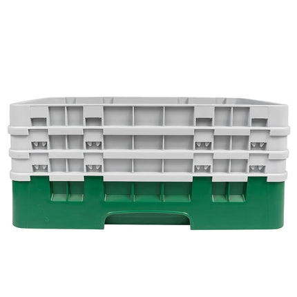 Giá Đựng Ly Camrack Cambro 8HS638119 Cỡ Nửa Khay 8 Ngăn - (3) Thanh Nối, Màu Xanh Lá Sherwood