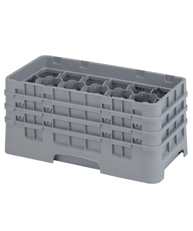 Giá Đựng Ly Camrack Cambro 8HS638151 Cỡ Nửa Khay 8 Ngăn - (3) Thanh Nối, Màu Xám Nhạt