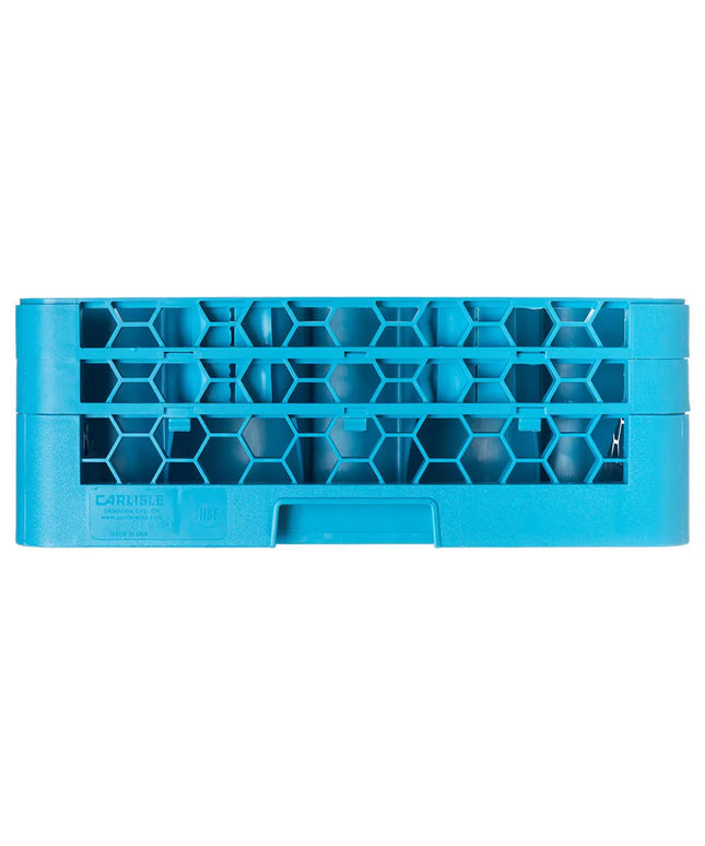 Giá Đựng Ly OptiClean™ NeWave™ Carlisle RW20-114 20 Ngăn - 2 Thanh Nối, Màu Xanh