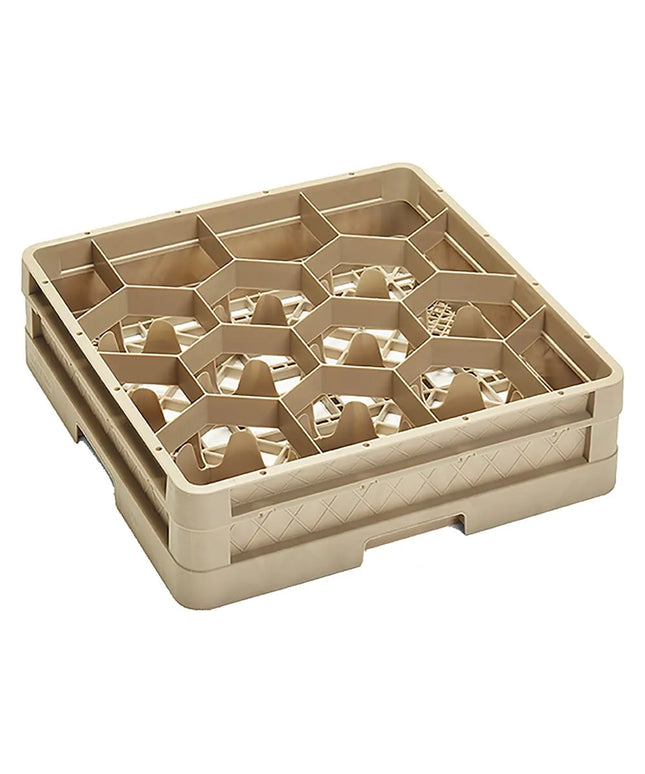 Giá Đựng Ly Traex® Rack Max Vollrath CR18J Cỡ Đầy Đủ 12 Ngăn - 1 Thanh Nối, Màu Be