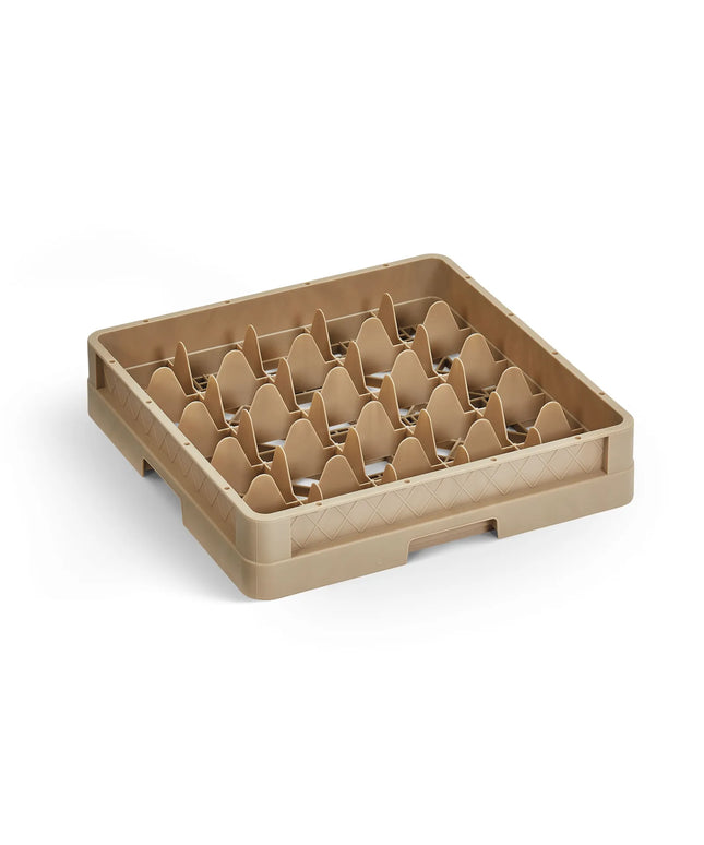 Giá Đựng Ly Traex® Vollrath CR8D Cỡ Đầy Đủ 16 Ngăn - 1 Thanh Nối, Màu Be
