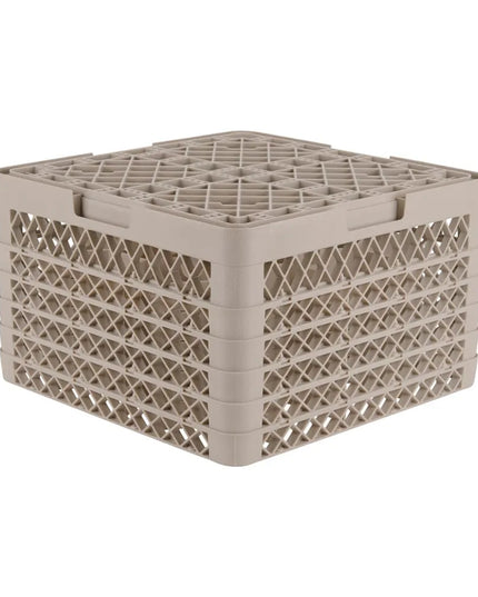 Giá Đựng Ly Vollrath TR18JJJJJ Traex® Rack Max Cỡ Lớn 12 Ngăn - 5 Thanh Nối, Beige