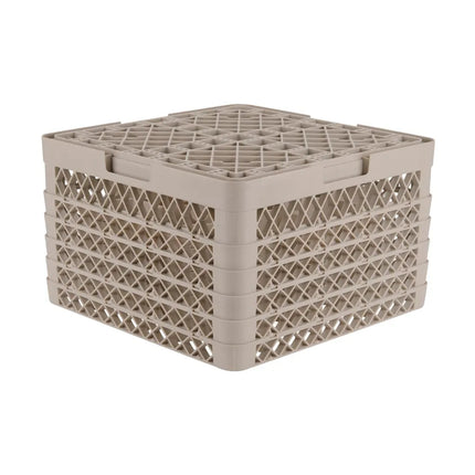 Giá Đựng Ly Vollrath TR18JJJJJ Traex® Rack Max Cỡ Lớn 12 Ngăn - 5 Thanh Nối, Beige