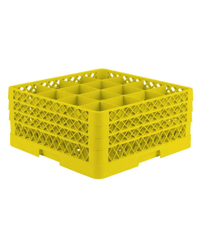 Giá Đựng Ly Vollrath TR8DDD Rack-Master 16 Ngăn - 3 Thanh Nối, Vàng