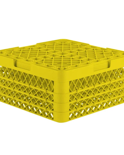 Giá Đựng Ly Vollrath TR8DDD Rack-Master 16 Ngăn - 3 Thanh Nối, Vàng