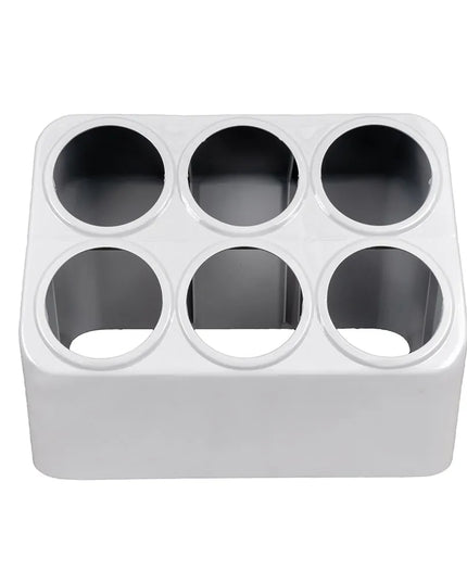 Giá Đựng Ống Dao Muỗng Nĩa Vollrath 52644 Silv-a-Tainer 6 Ống Nhựa Màu Xám