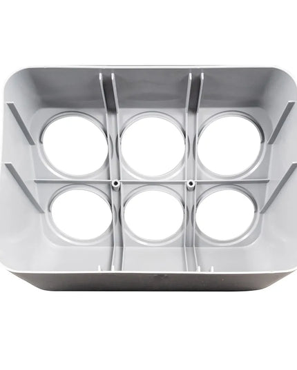 Giá Đựng Ống Dao Muỗng Nĩa Vollrath 52644 Silv-a-Tainer 6 Ống Nhựa Màu Xám
