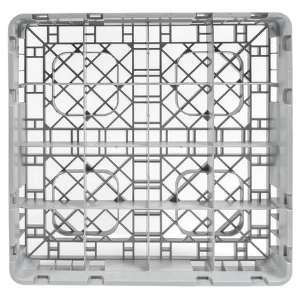 Giá Đựng Tách/Ly Cambro Camrack® 16C258151 16 Ngăn - Xám Nhạt