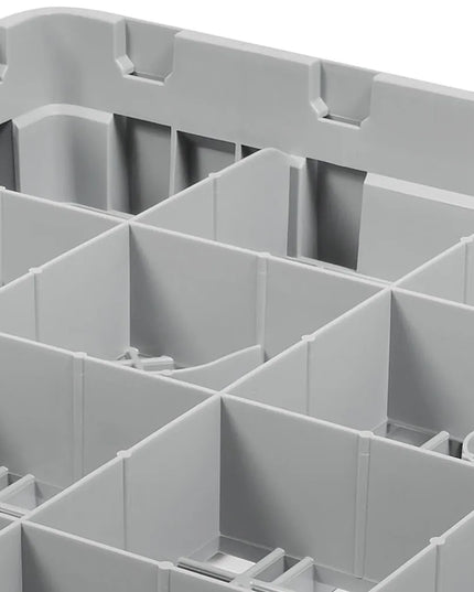 Giá Đựng Tách/Ly Cambro Camrack® 16C258151 16 Ngăn - Xám Nhạt