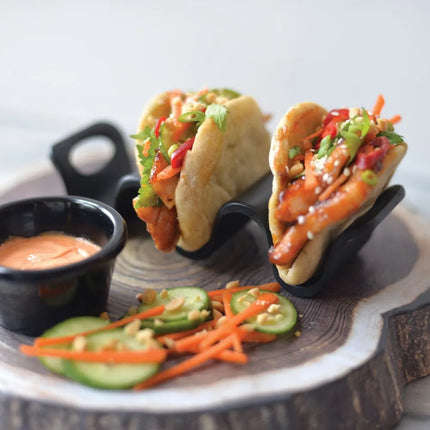 Giá Đựng Taco Tablecraft 10278BK Chứa 2-3 Taco, Melamine, Đen