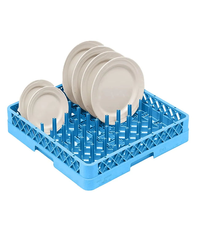 Giá Rổ Chốt Đĩa/Khay Máy Rửa Chén Vollrath TR-3-44 Cỡ Đầy Đủ Hở Đáy Và Hông - Xanh Hoàng Gia