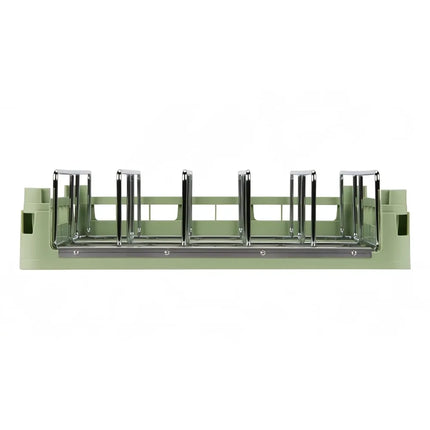 Giá Rổ Hở Hai Đầu Kèm Thanh Chèn Máy Rửa Chén Vollrath 5266910 Cỡ Đầy Đủ 50.2 x 50.2 cm - Xanh Lá