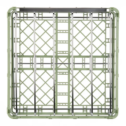 Giá Rổ Hở Hai Đầu Kèm Thanh Chèn Máy Rửa Chén Vollrath 5266910 Cỡ Đầy Đủ 50.2 x 50.2 cm - Xanh Lá