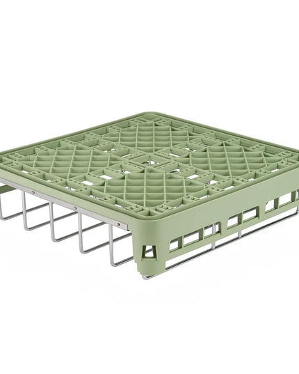 Giá Rổ Hở Hai Đầu Kèm Thanh Chèn Máy Rửa Chén Vollrath 5266910 Cỡ Đầy Đủ 50.2 x 50.2 cm - Xanh Lá